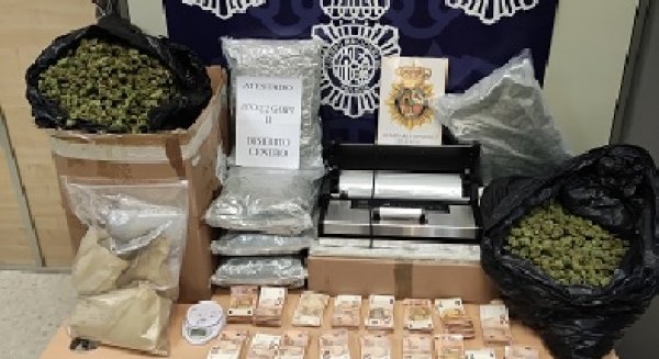 Desarticulado un  punto de cultivo y distribución de marihuana ubicado en el centro de Málaga