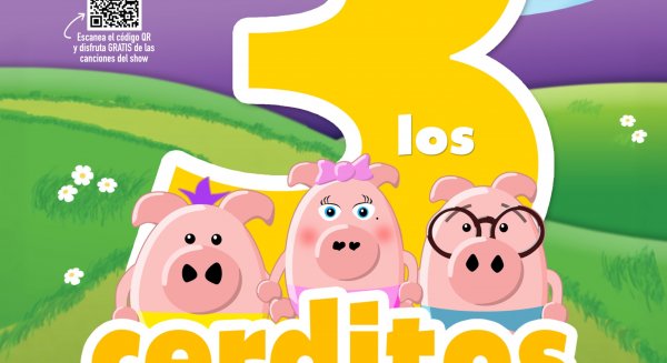 El clásico infantil ‘Los Tres Cerditos’ vuelve al Auditorio Felipe VI de la mano de los Dubbi Kids