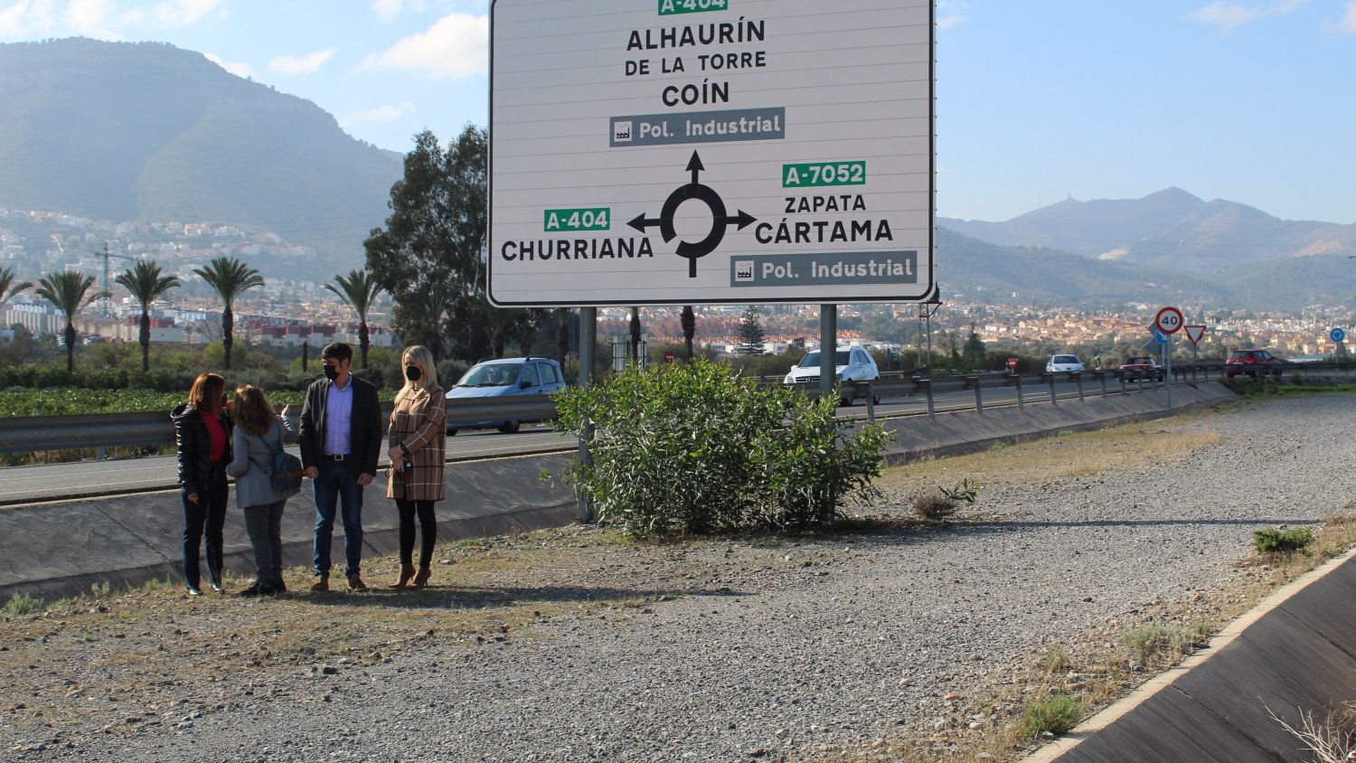 PSOE denuncia las demoras en el desdoblamiento del acceso a Alhaurín de la Torre