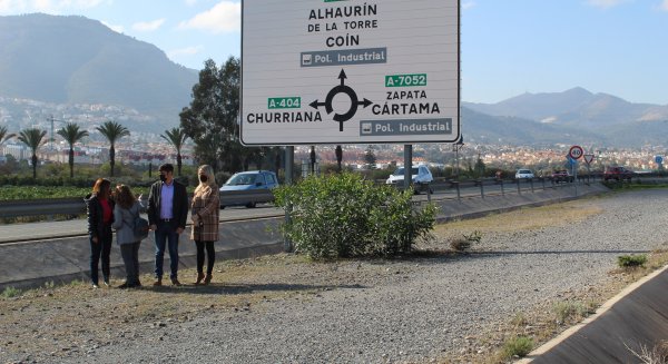 PSOE denuncia las demoras en el desdoblamiento del acceso a Alhaurín de la Torre