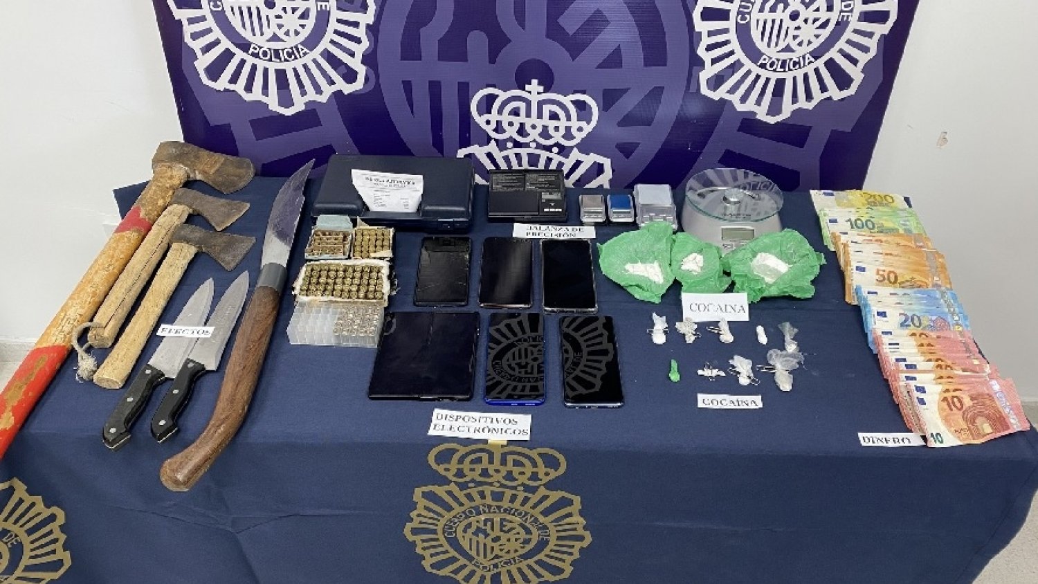 Desarticula en Vélez- Málaga una organización criminal dedicada al tráfico de drogas