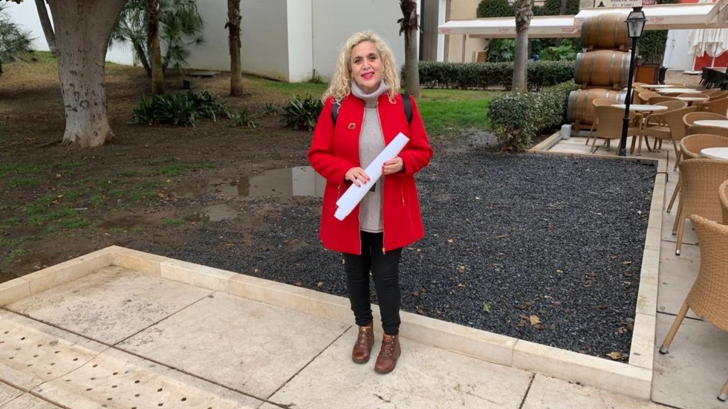 Unidas Podemos reclama la puesta en valor del jardín de calle Alcazabilla
