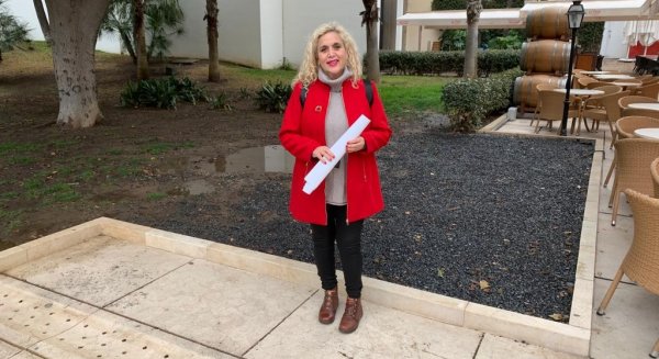 Unidas Podemos reclama la puesta en valor del jardín de calle Alcazabilla