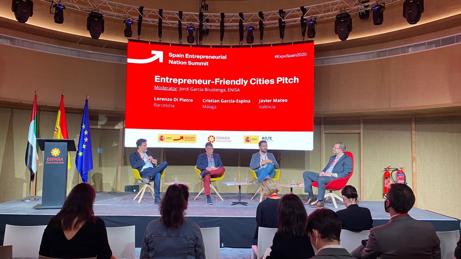 Málaga muestra su potencial como ecosistema de emprendimiento en la expo de  Dubái