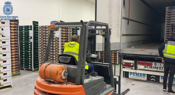 Entregadas 19 toneladas de hortalizas a un banco de alimentos tras interceptar droga en un tráiler