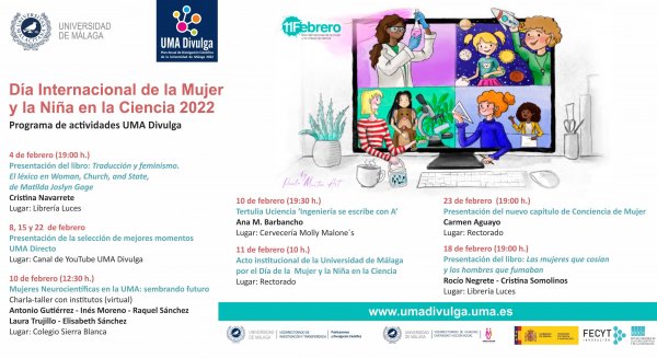La UMA propone una semana de actividades para celebrar el Día de la Mujer y la Niña en la Ciencia
