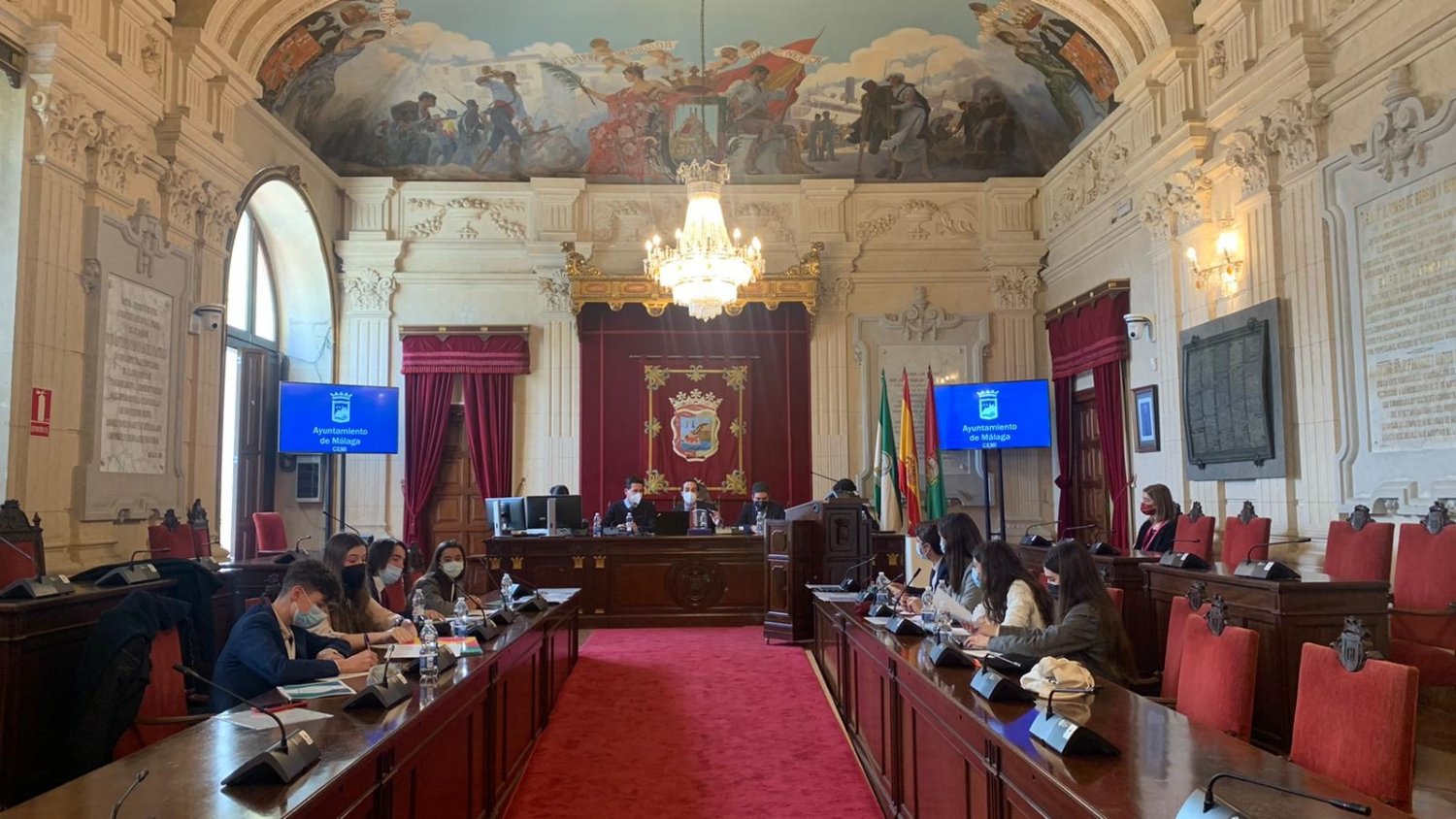 Un total de 160 escolares malagueños participan en 'Málaga Crea Debate'