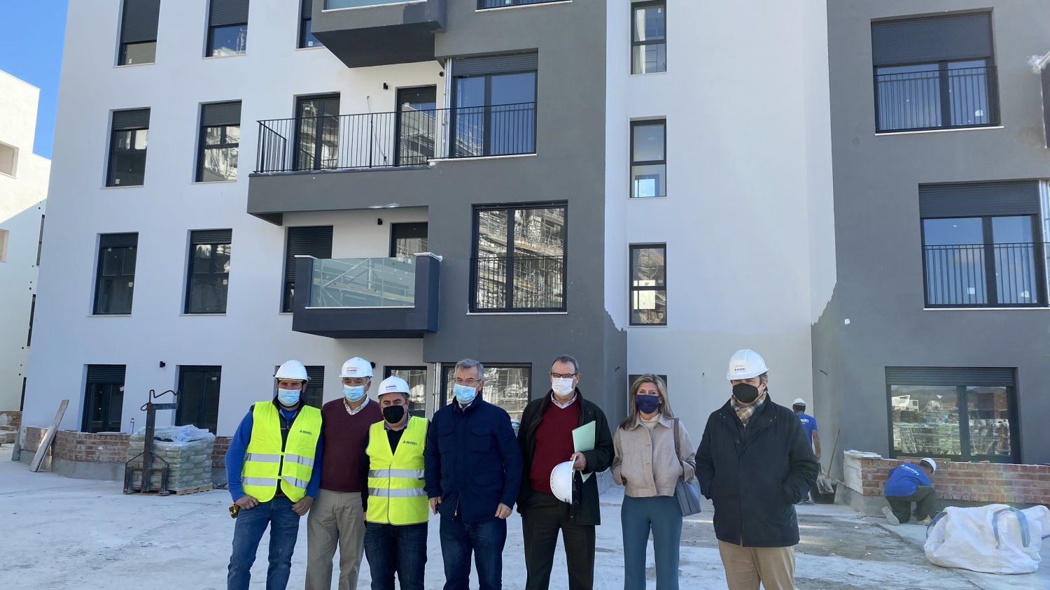 La obra de construcción de 100 VPO de Estepona entra en su recta final