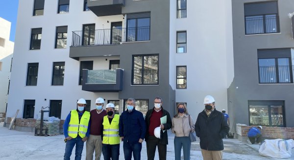 La obra de construcción de 100 VPO de Estepona entra en su recta final