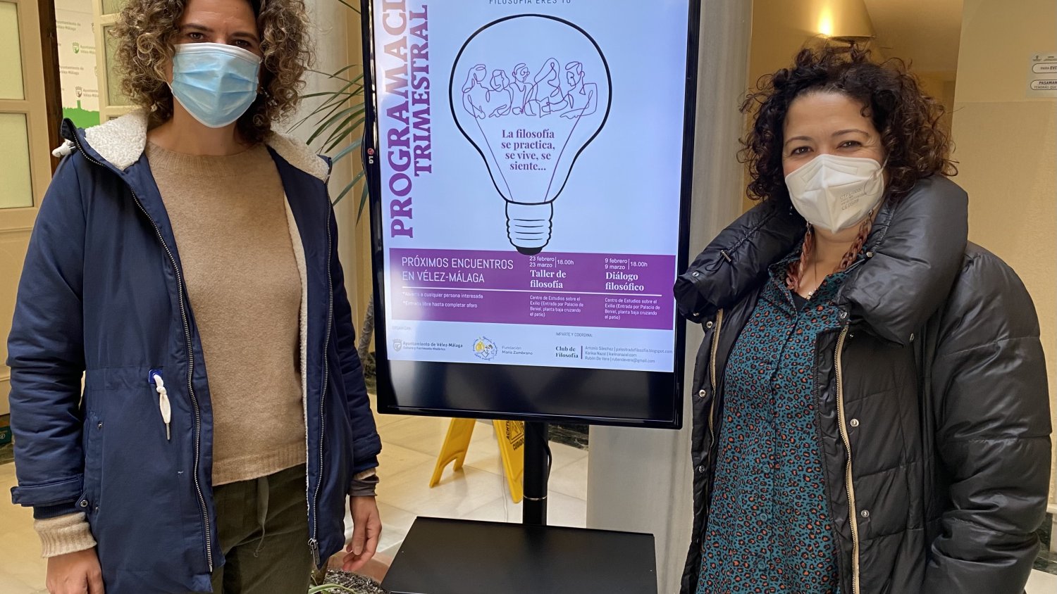 Vélez-Málaga presenta la programación trimestral de talleres y encuentros filosóficos