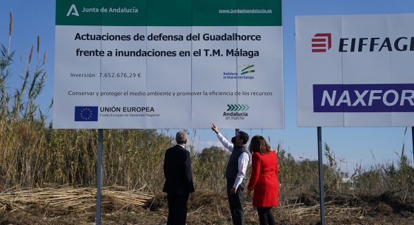 La Junta inicia las obras de defensa del Guadalhorce para poner fin a las inundaciones