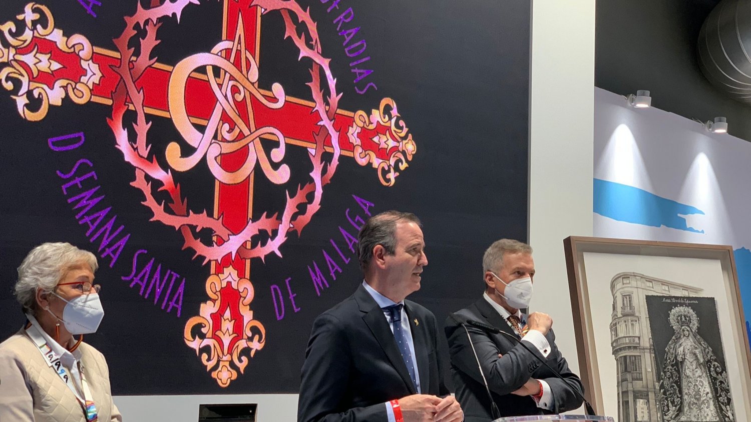 Málaga y la Agrupación promocionan en Fitur cuatro iniciativas cofrades de interés turístico y cultural