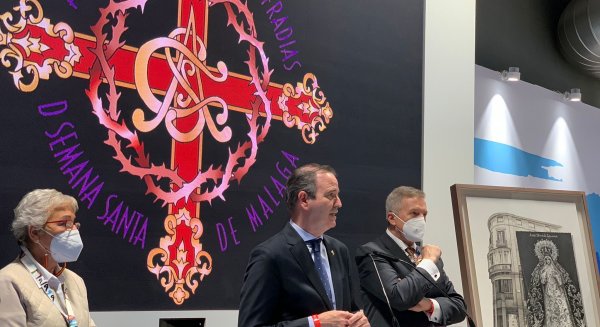 Málaga y la Agrupación promocionan en Fitur cuatro iniciativas cofrades de interés turístico y cultural