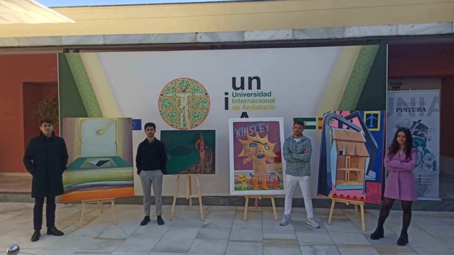 La UNIA entrega su VIII Premio de Pintura a cinco jóvenes artistas universitarios