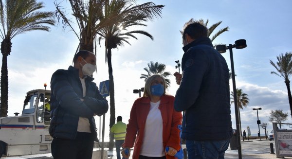 Fuengirola crea seis pasos de peatones elevados en el Paseo Marítimo