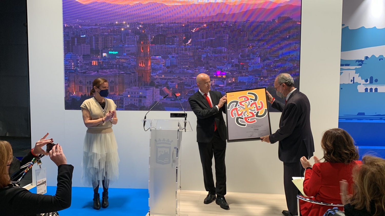 Málaga recibe el premio Fijet 2022 a la mejor ciudad de destino