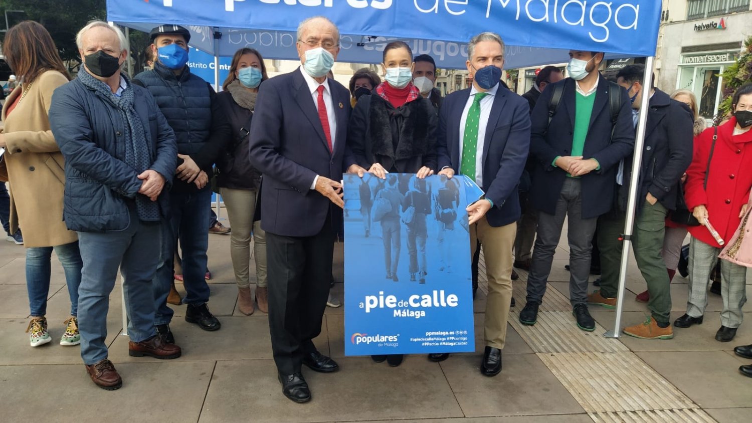 El PP de Málaga presenta una nueva campaña informativa titulada “A pie de calle”