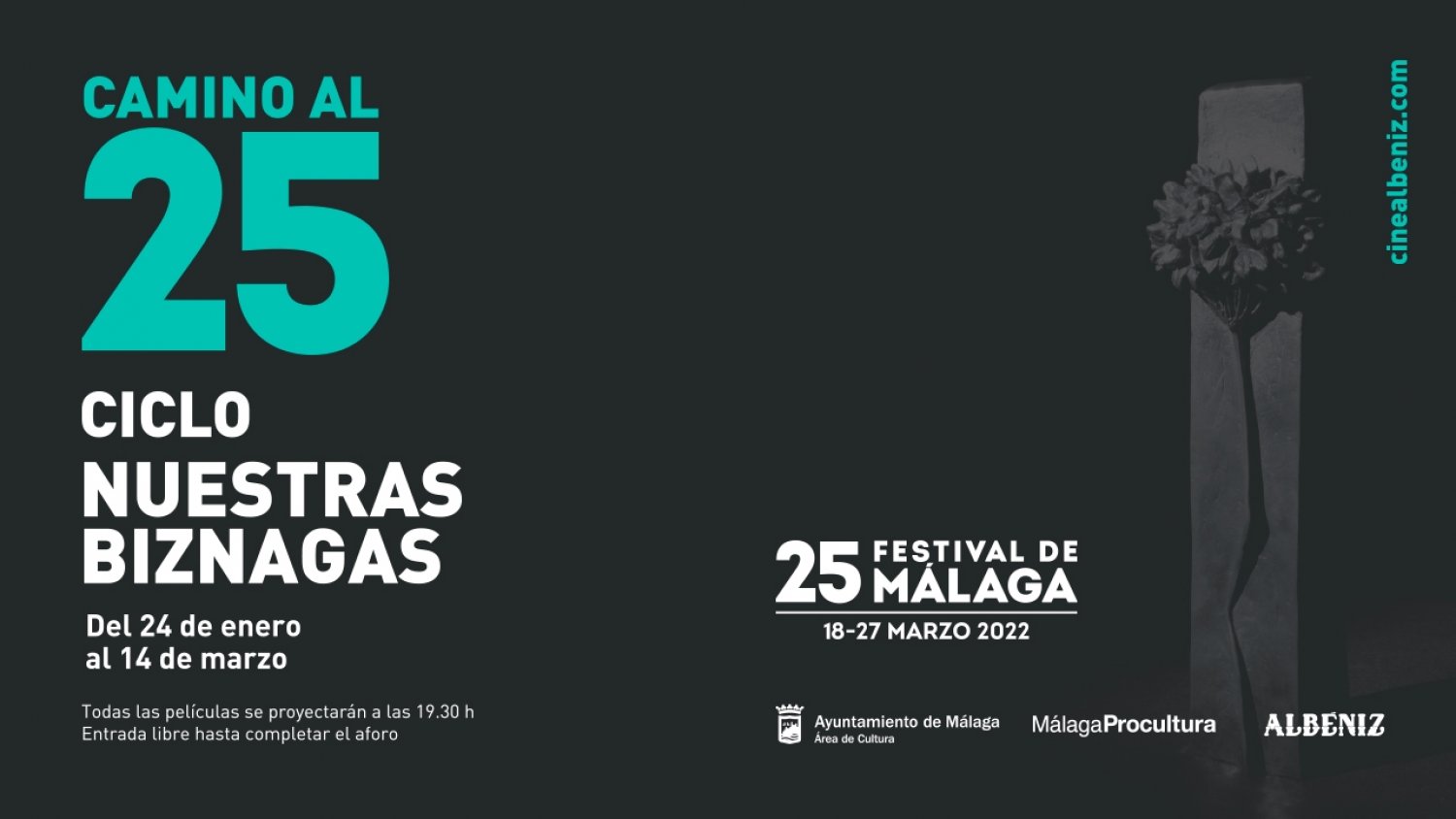 El Festival de Málaga proyecta sus Biznagas de oro dentro de las actividades 'Camino al 25'