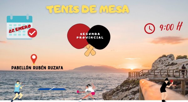 Rincón la Victoria acoge la III concentración de la Liga Provincial de Tenis de Mesa