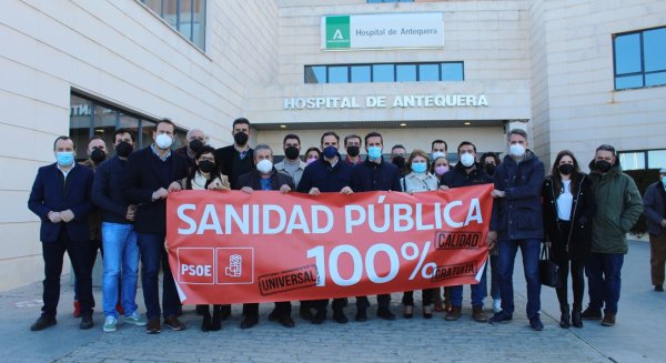PSOE constituye la Plataforma en Defensa de la Salud Pública en Antequera