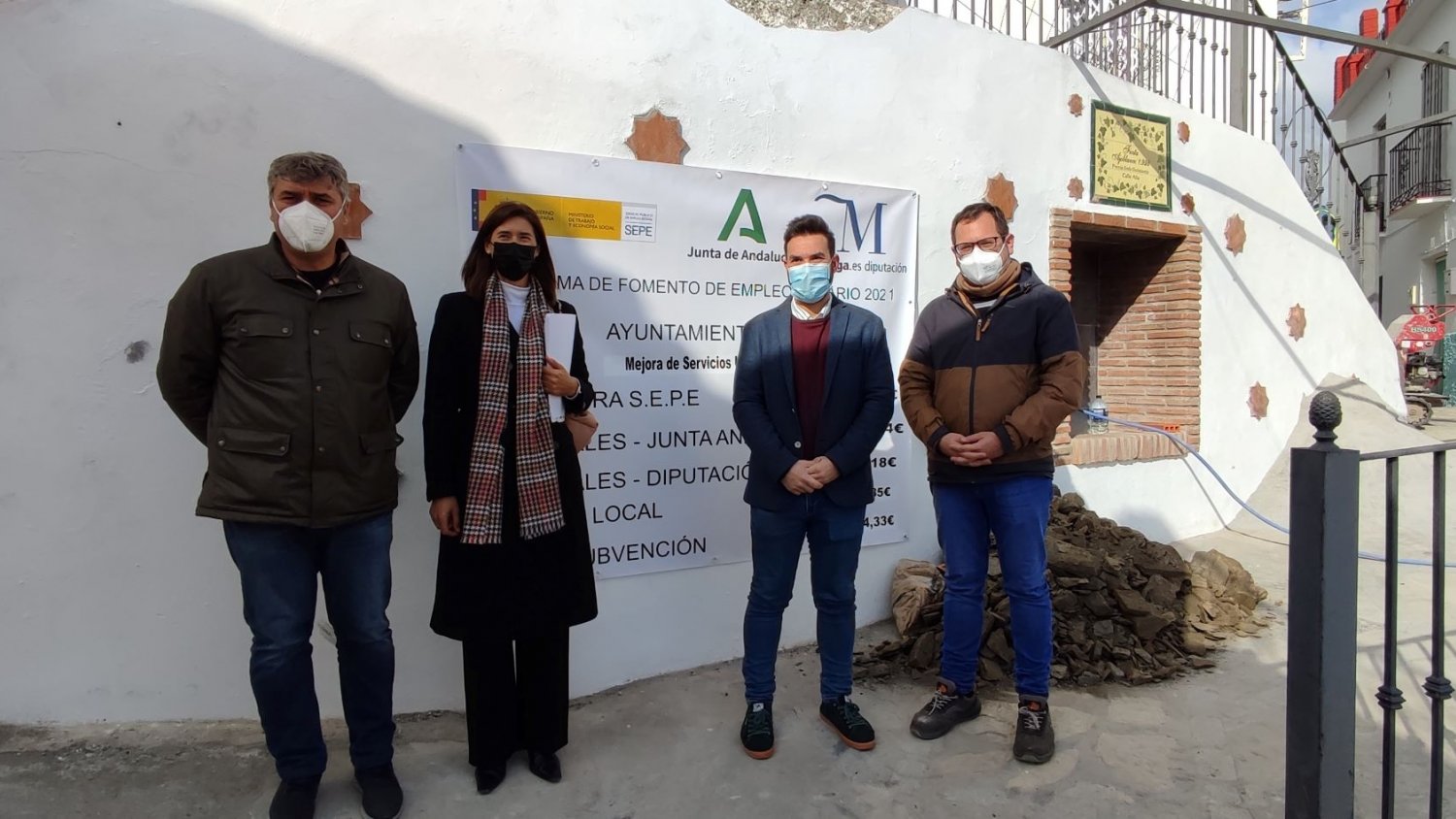 Administración Local destina más de 86.100 euros a las obras del PFEA en Almáchar