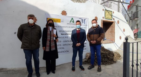 Administración Local destina más de 86.100 euros a las obras del PFEA en Almáchar