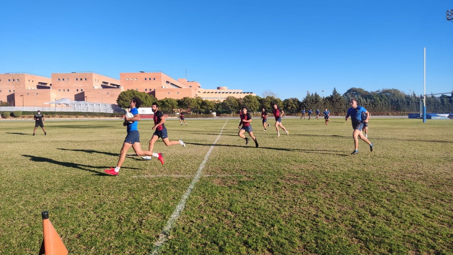 La selección española de Rugby 7 elige las instalaciones de la UMA para entrenar