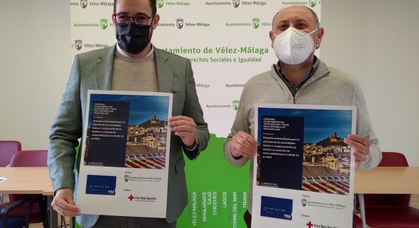 Servicios Sociales de Vélez y Cruz Roja firman un acuerdo para otorgar ‘tarjetas monedero’