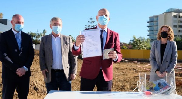 Comienzan las obras de ampliación del colegio Isdabe del Mar de Estepona