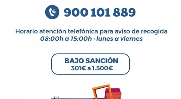 Fuengirola aumenta un 33% la recogida de muebles y enseres en 2021