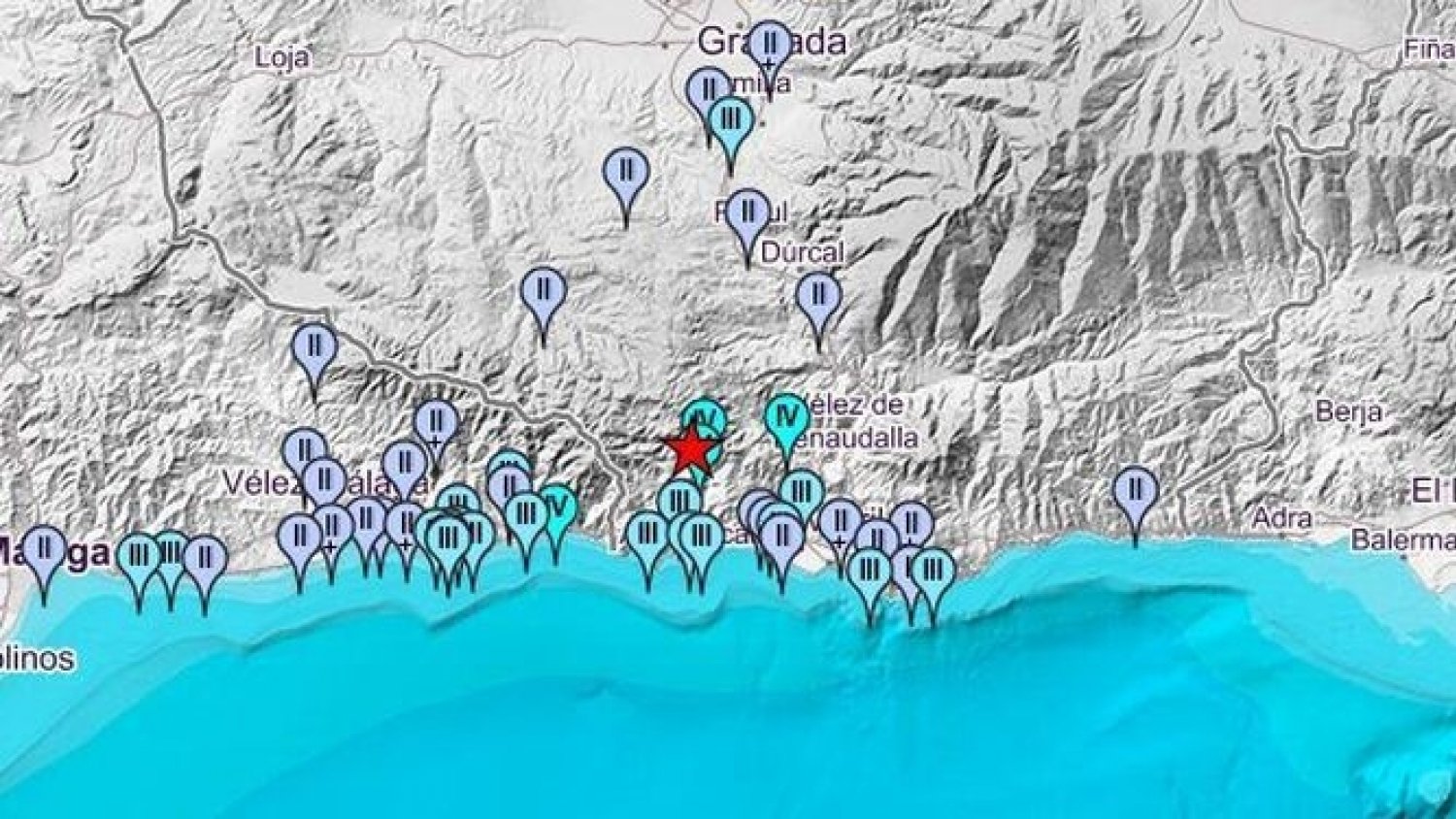 Varios municipios de Málaga sienten el terremoto registrado en Granada