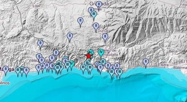 Varios municipios de Málaga sienten el terremoto registrado en Granada