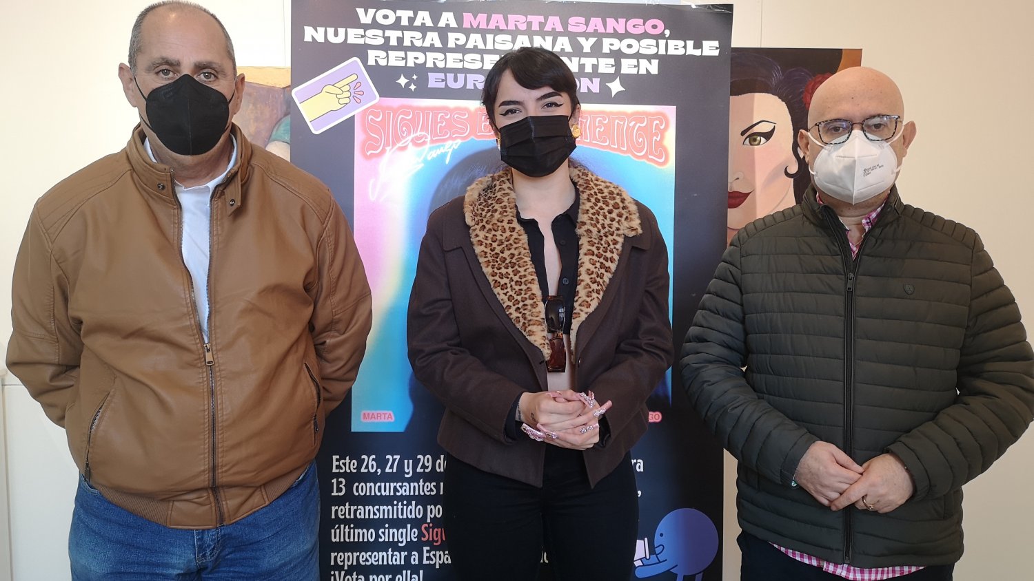 Torre del Mar muestra su apoyo a Marta Sango, candidata a representar a España en Eurovisión