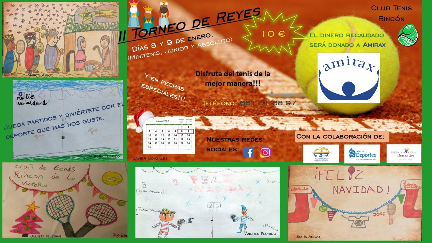 Rincón de la Victoria celebra el II Torneo Benéfico de Reyes del Club Tenis Rincón