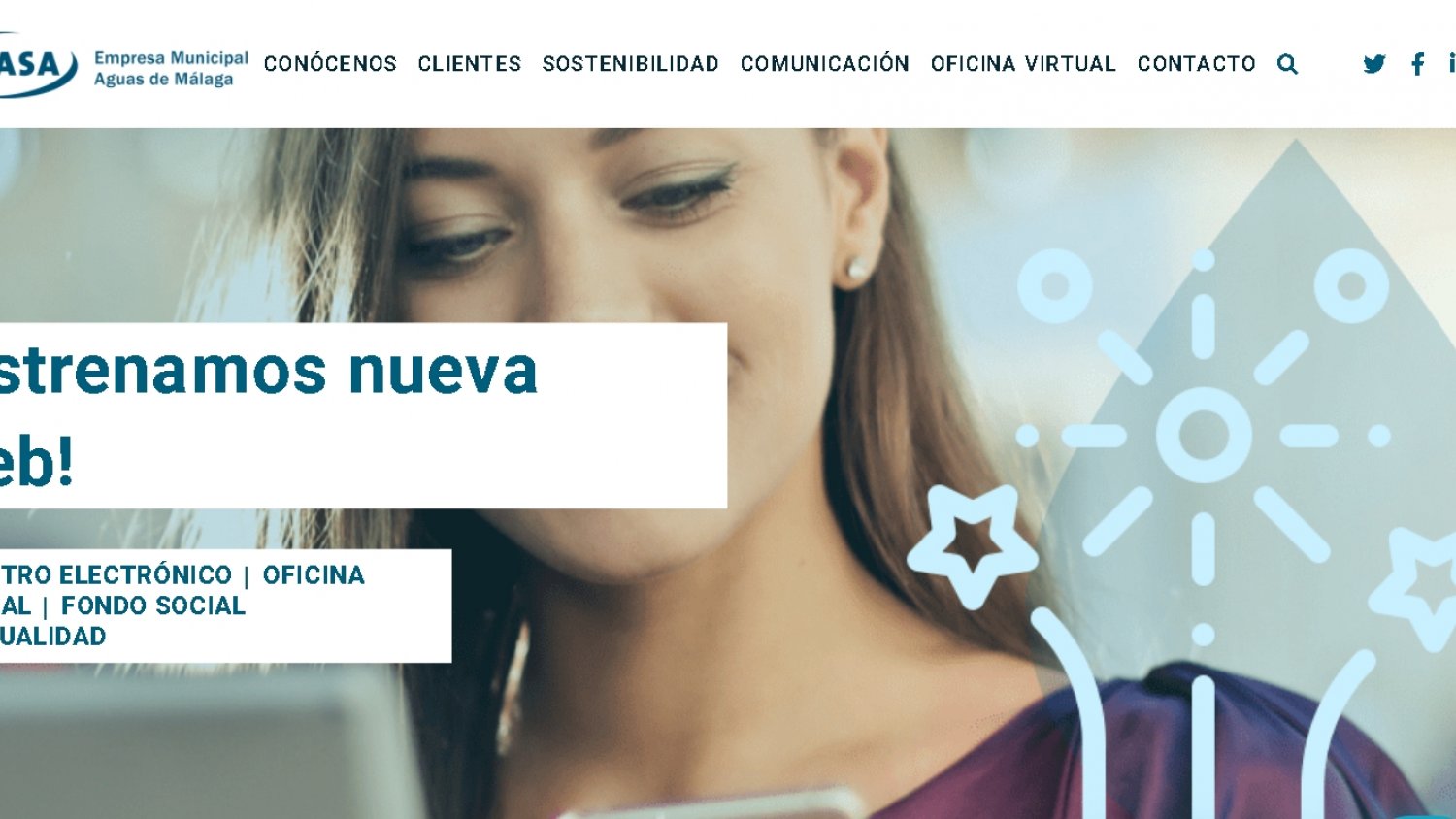 Emasa estrena página web para facilitar los servicios y las gestiones a la ciudadanía