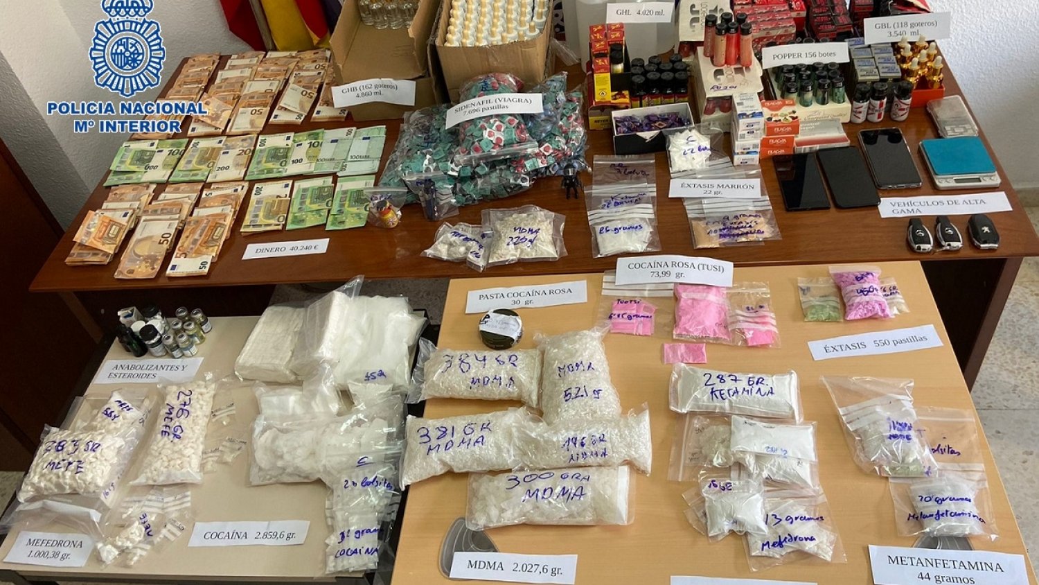 Desarticulado un punto de venta de drogas en Torremolinos con tres detenidos