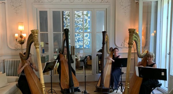 Marbella recibe el concierto del Cuarteto de Arpas de Málaga