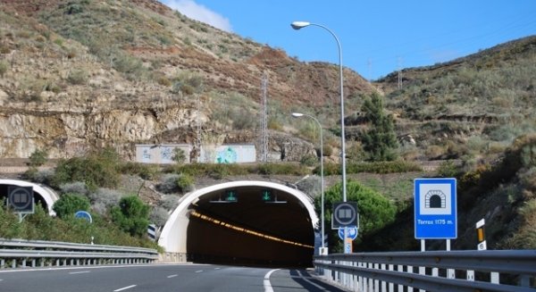 El Gobierno ultima las obras de mejora en túneles de la A-7 de Málaga