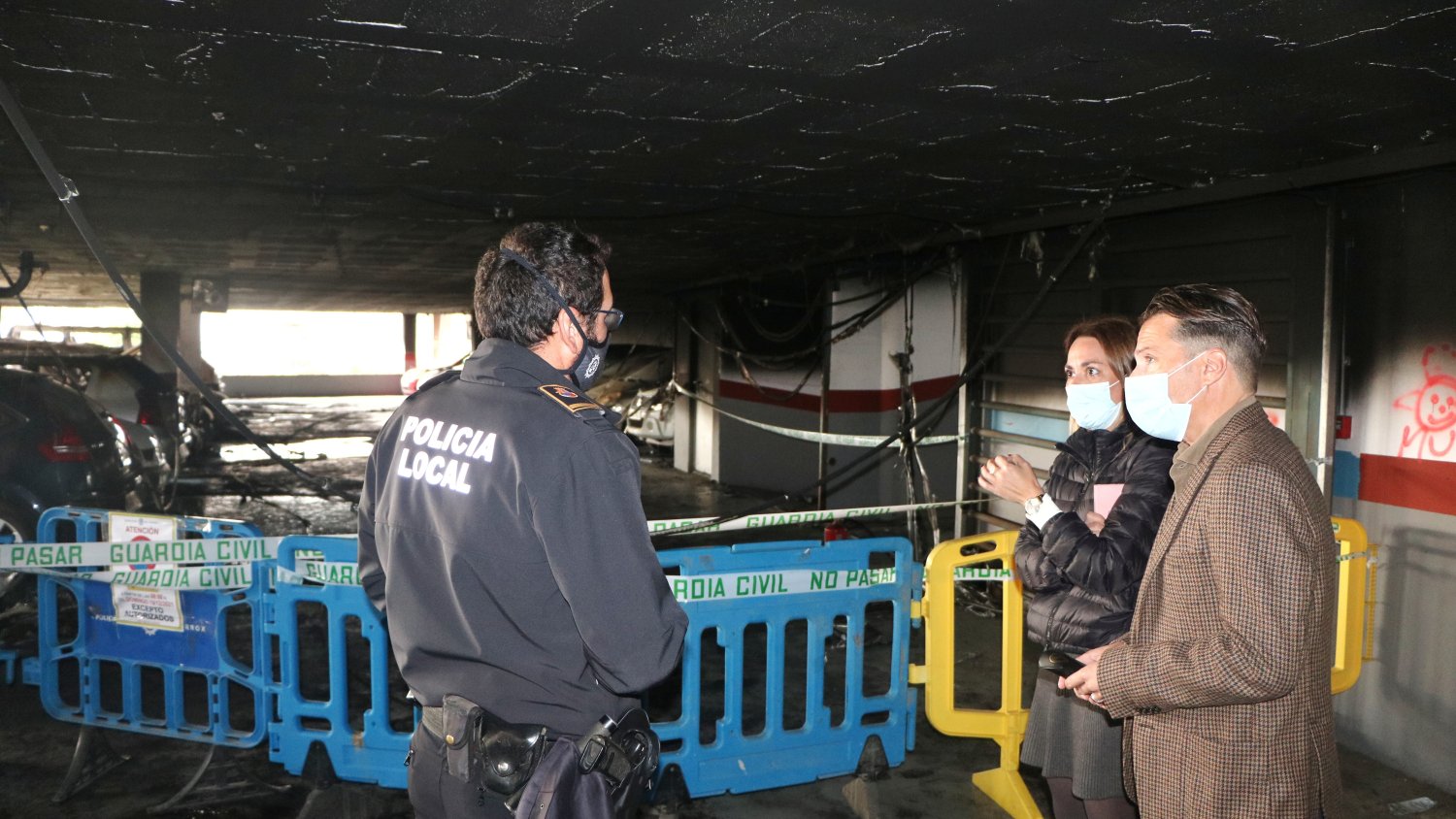 Torrox anuncia que investigará el incendio en el aparcamiento de La Concordia
