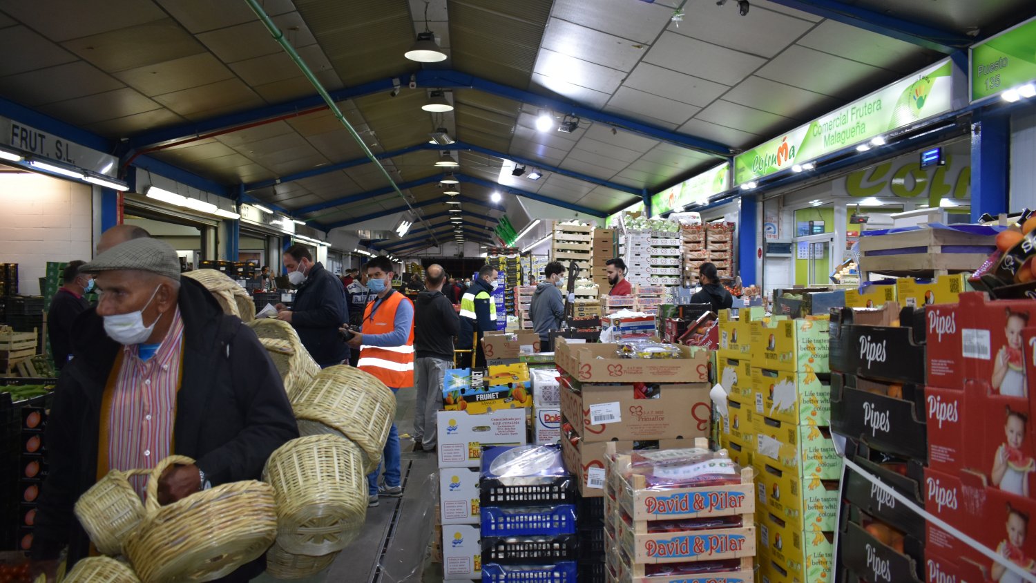 Mercamálaga incrementa un 5,5% el volumen de comercialización respecto a 2020