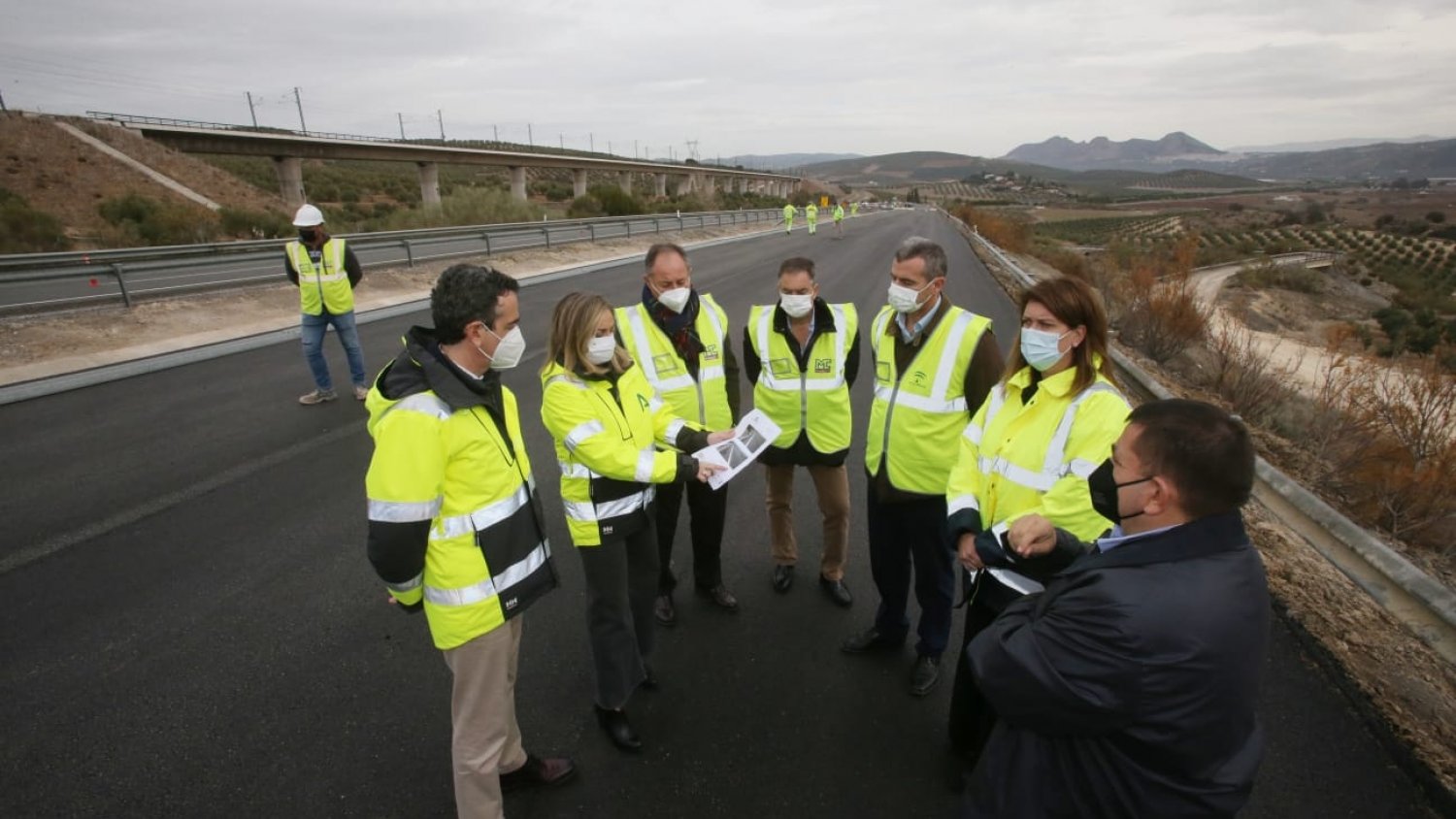 La Junta culmina esta semana la estabilización de un terraplén de la A-92 a la altura de Archidona