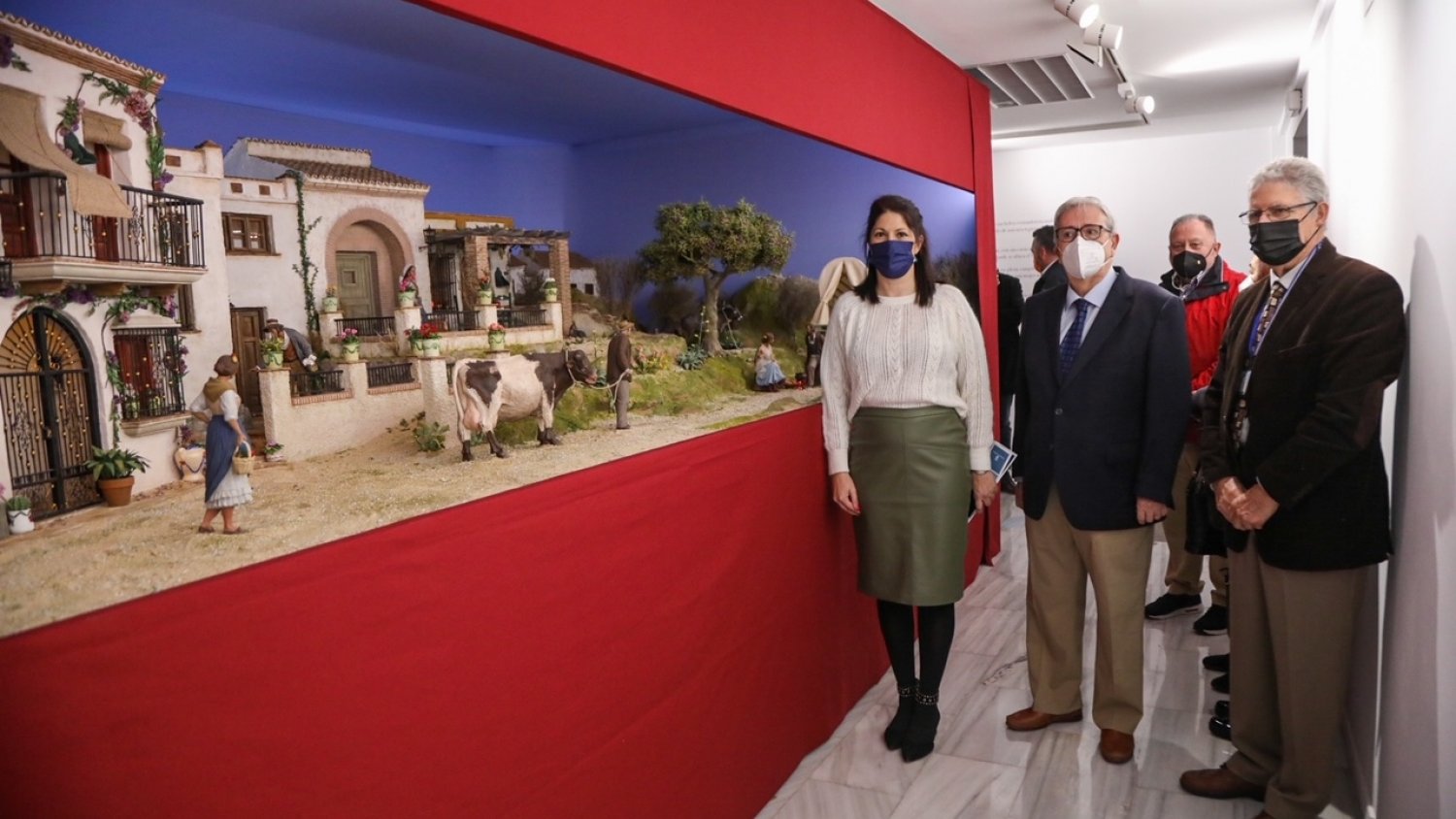 El Archivo Municipal alberga el belén diseñado por la Asociación Belenista de Málaga
