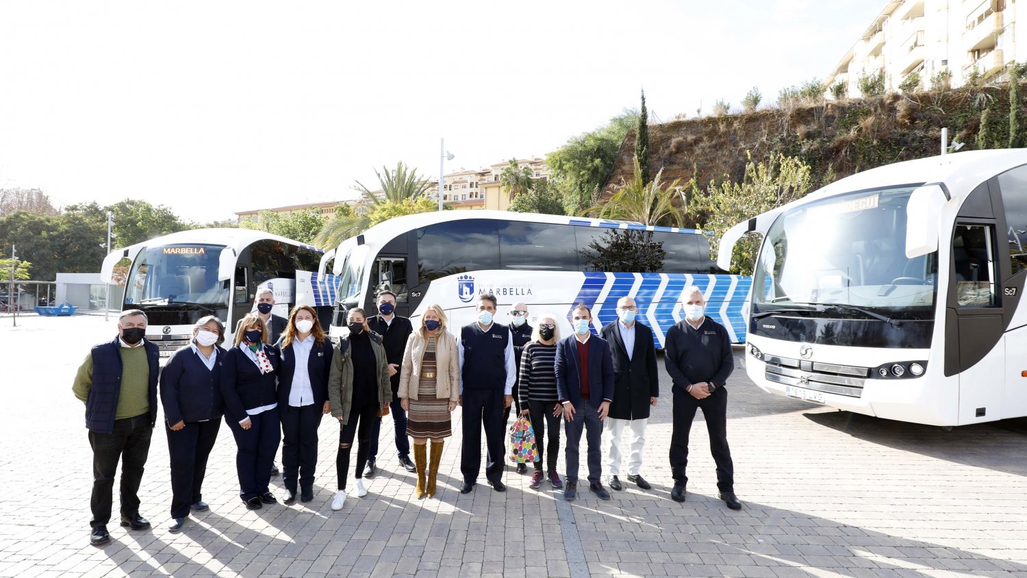Marbella incorpora tres autobuses a la flota del servicio de transporte escolar y universitario