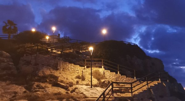 Ejecutadas las obras para la red de alumbrado público en las zonas cercanas a El Cantal