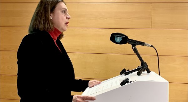Margarita del Cid abandona el pleno durante la sesión en Torremolinos