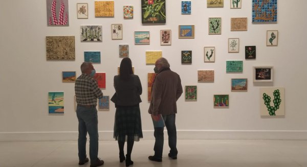 El artista sevillano Patricio Cabrera presenta su exposición 'El labrador y el Astronauta' en el CAC