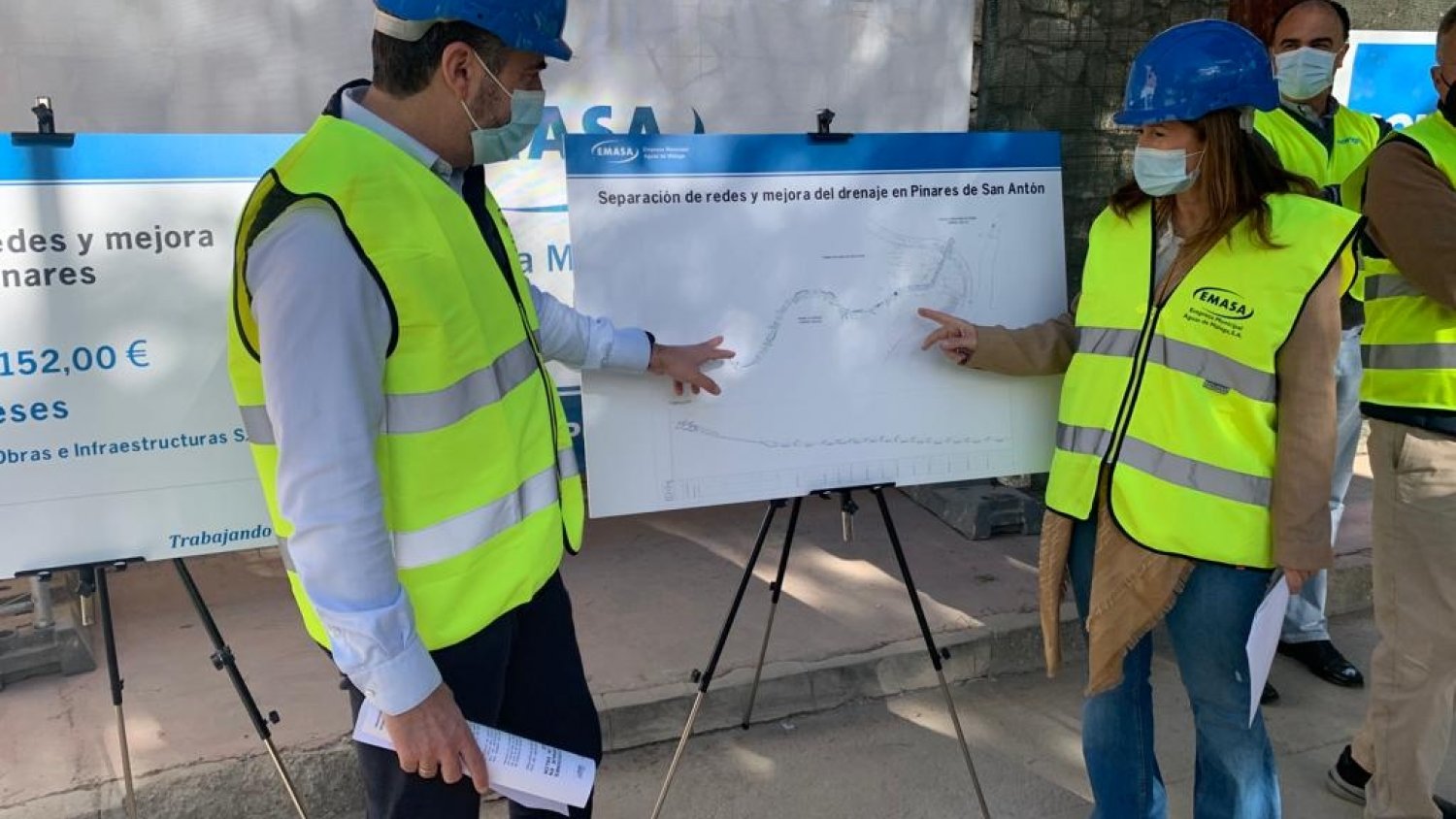 Málaga proyecta actuaciones de mejora en la red de drenaje de Pinares de San Antón
