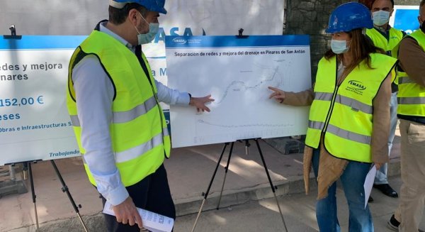 Málaga proyecta actuaciones de mejora en la red de drenaje de Pinares de San Antón