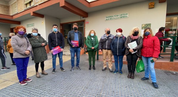Unidas Podemos exige al alcalde que acometa la renovación del mercado de Huelin