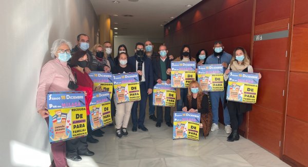 Málaga y la Red de Entidades Sociales ‘Por una Málaga Mejor’ organizan una recogida solidaria de alimentos